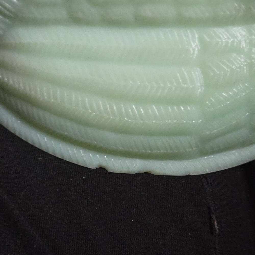 Mint Green Hen on Nest Dish Jadeit - Picture 11 of 15